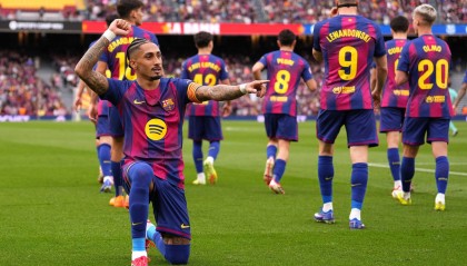 leyu-开场21分钟点球双响，拉菲尼亚生涯首次联赛单场打进两粒点球